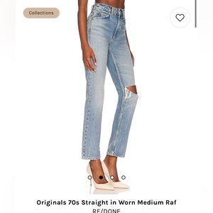 RE/DONE 70’s straight jeans